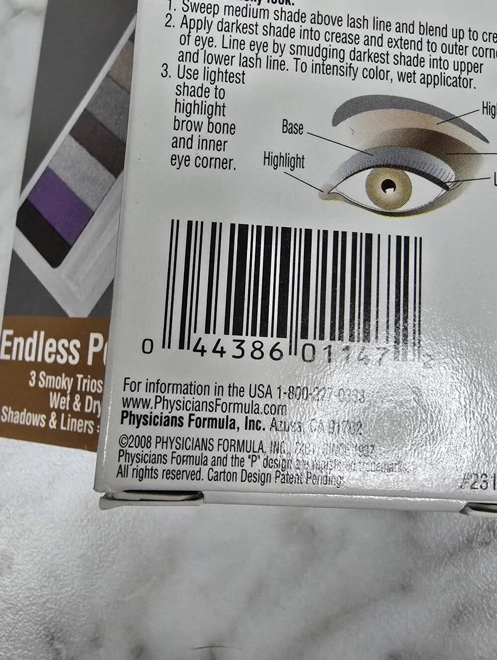 Physicians Formula Shimmer Strips 2456 Vegas Strip, Smoky Brown Eyes 1147
